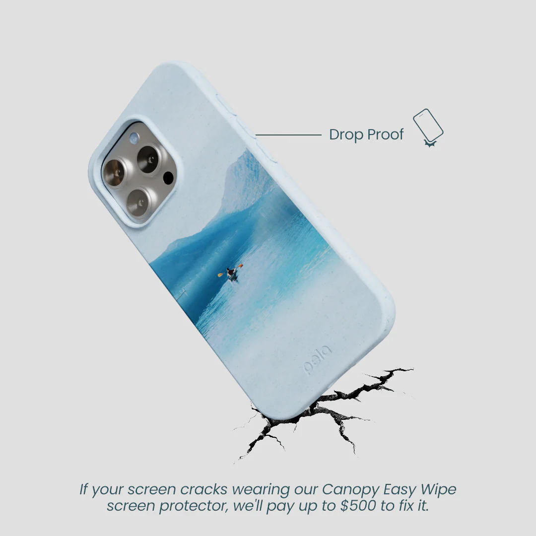 Powder Blue Serene iPhone 16 Pro Case - Image 5