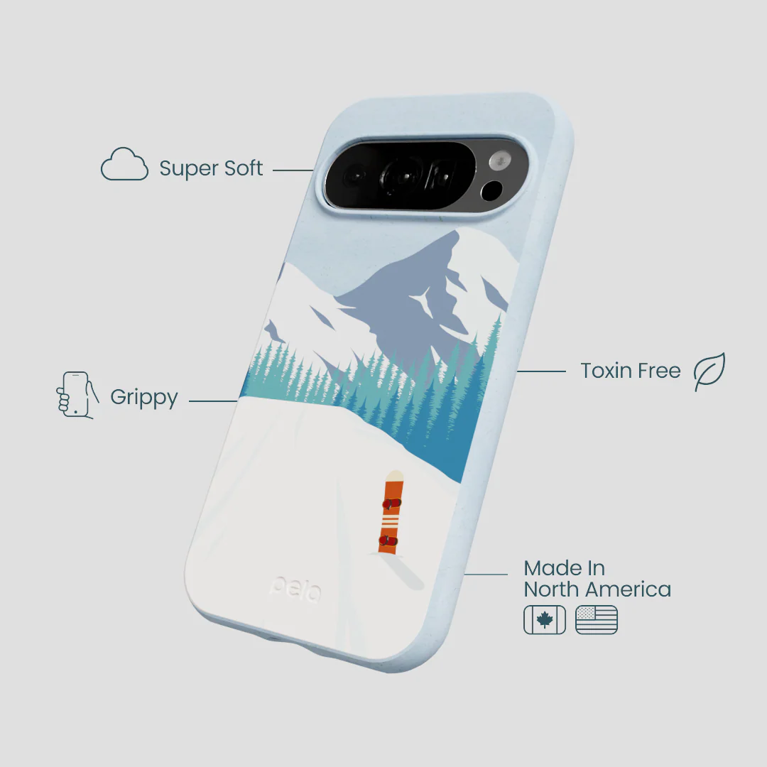 Powder Blue Shredding Peaks Google Pixel 10/10 Pro Case - Image 3
