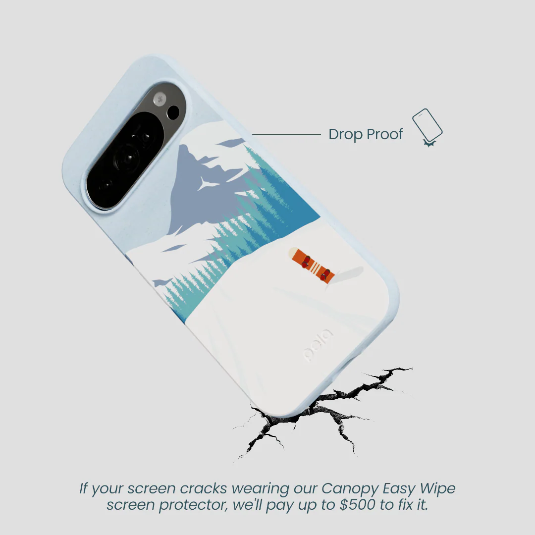 Powder Blue Shredding Peaks Google Pixel 10/10 Pro Case - Image 4