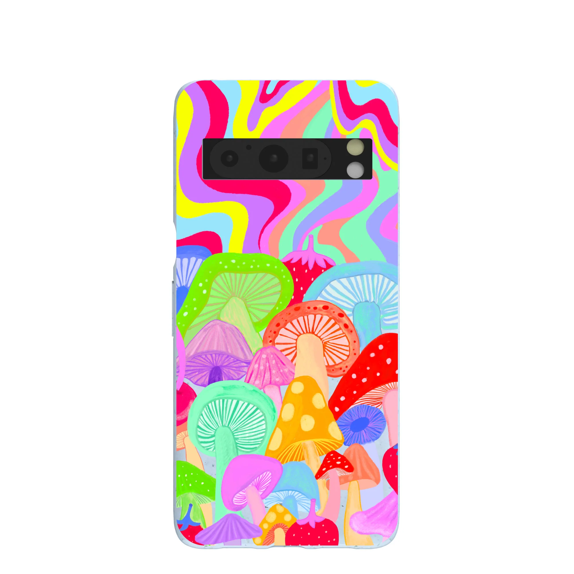 Powder Blue Shroom Spiral Google Pixel 8 Pro Case
