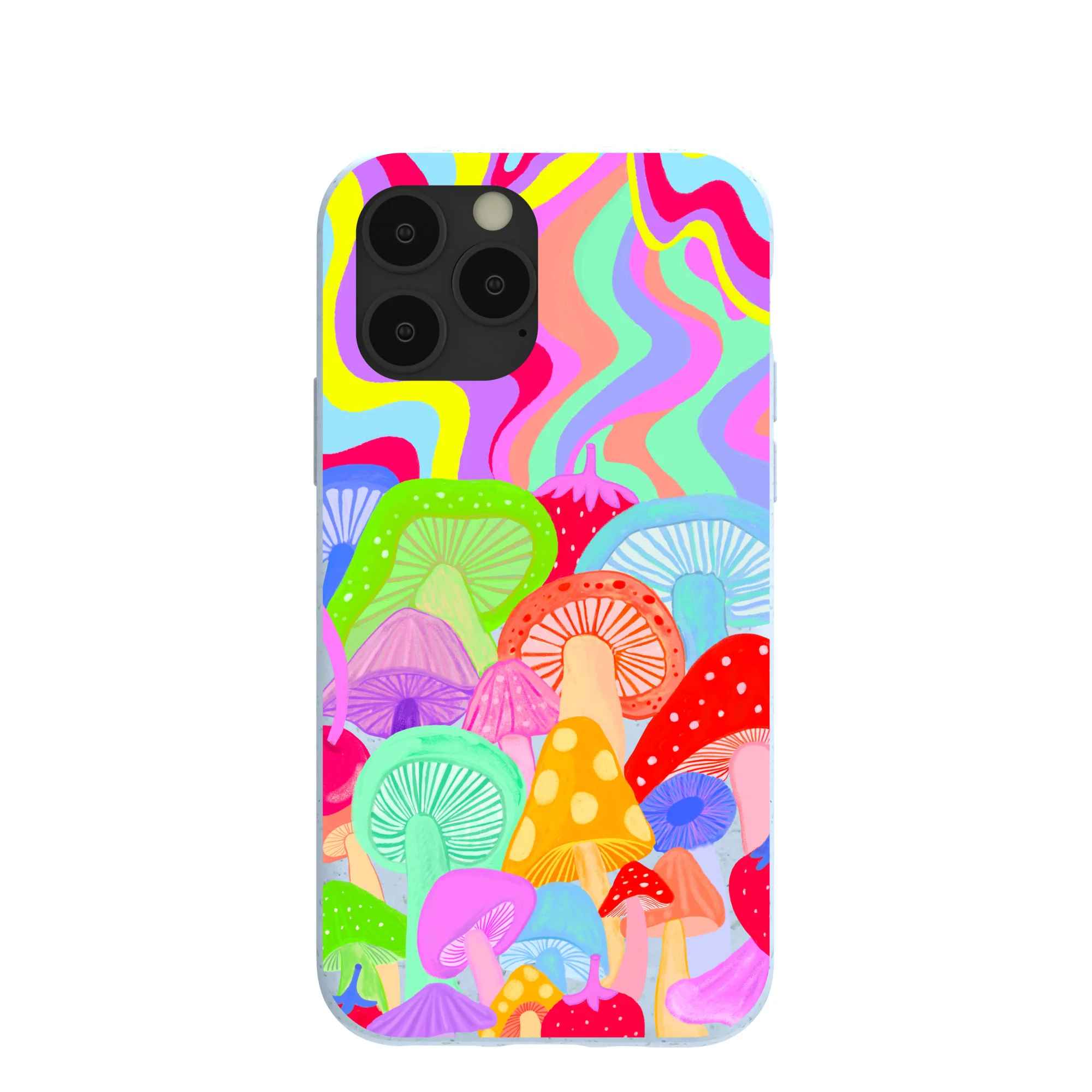 Powder Blue Shroom Spiral iPhone 11 Pro Case