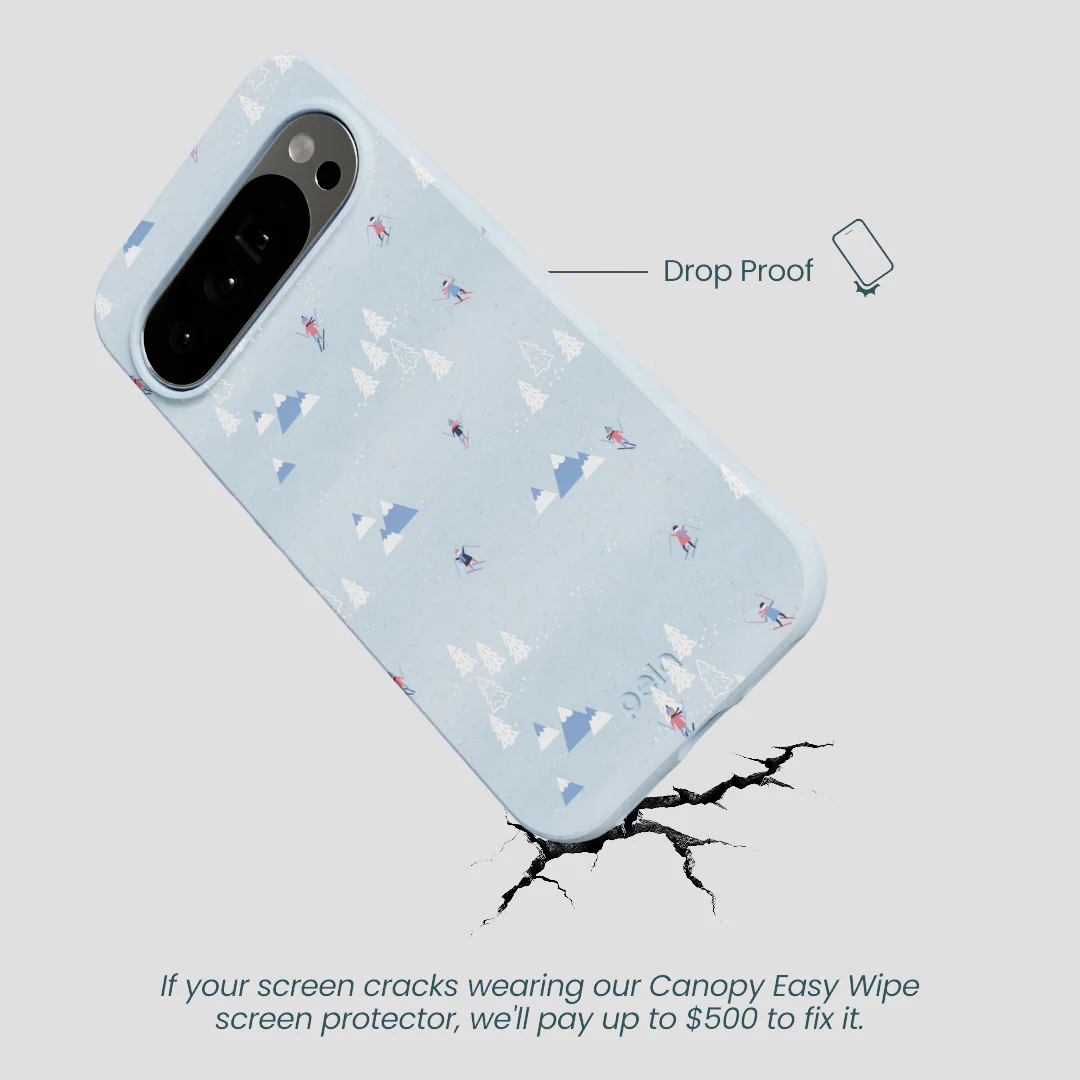 Powder Blue Ski Pass Google Pixel 10 Pro XL Case - Image 4
