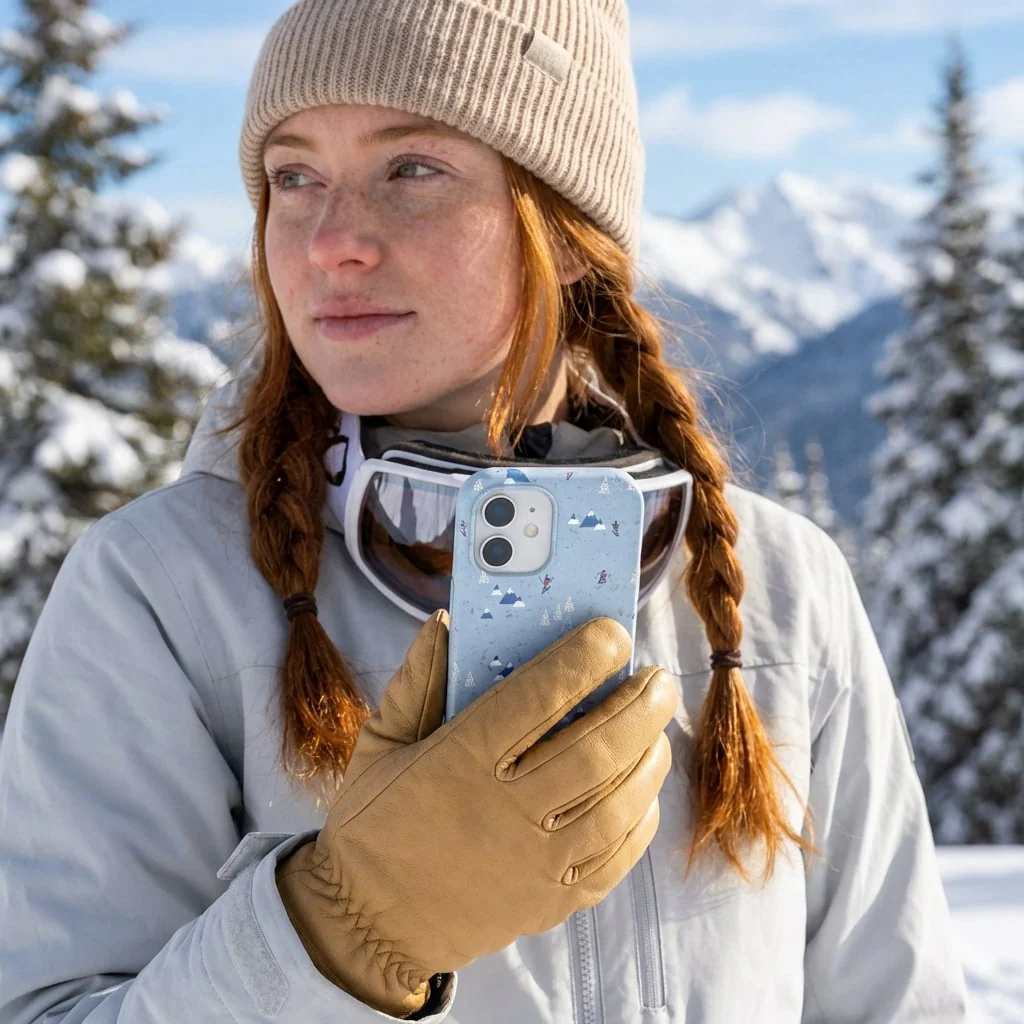 Powder Blue Ski Pass iPhone Air Case - Image 2