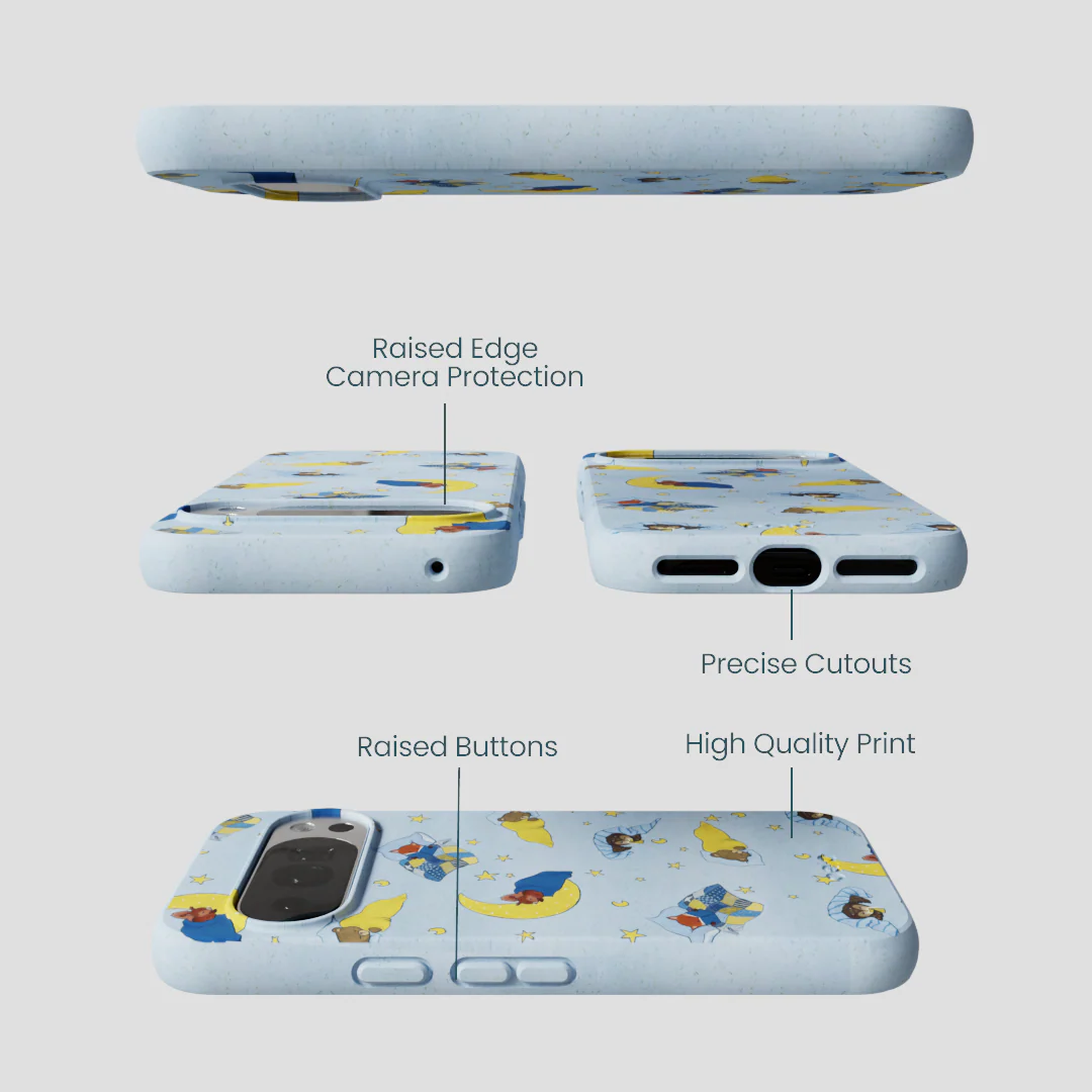 Powder Blue Starlight Sleep Google Pixel 10/10 Pro Case - Image 3