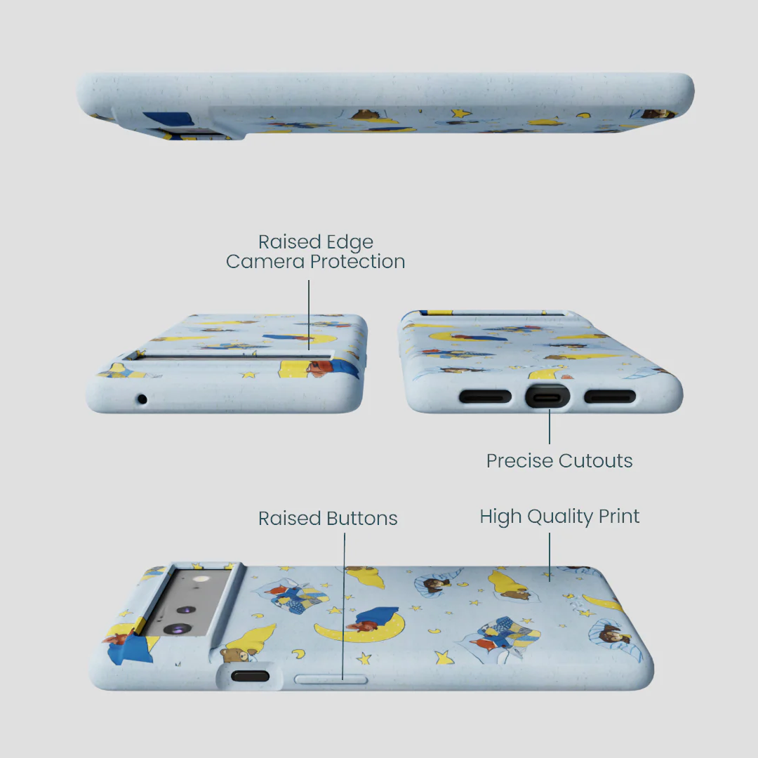 Powder Blue Starlight Sleep Google Pixel 6a Case - Image 3