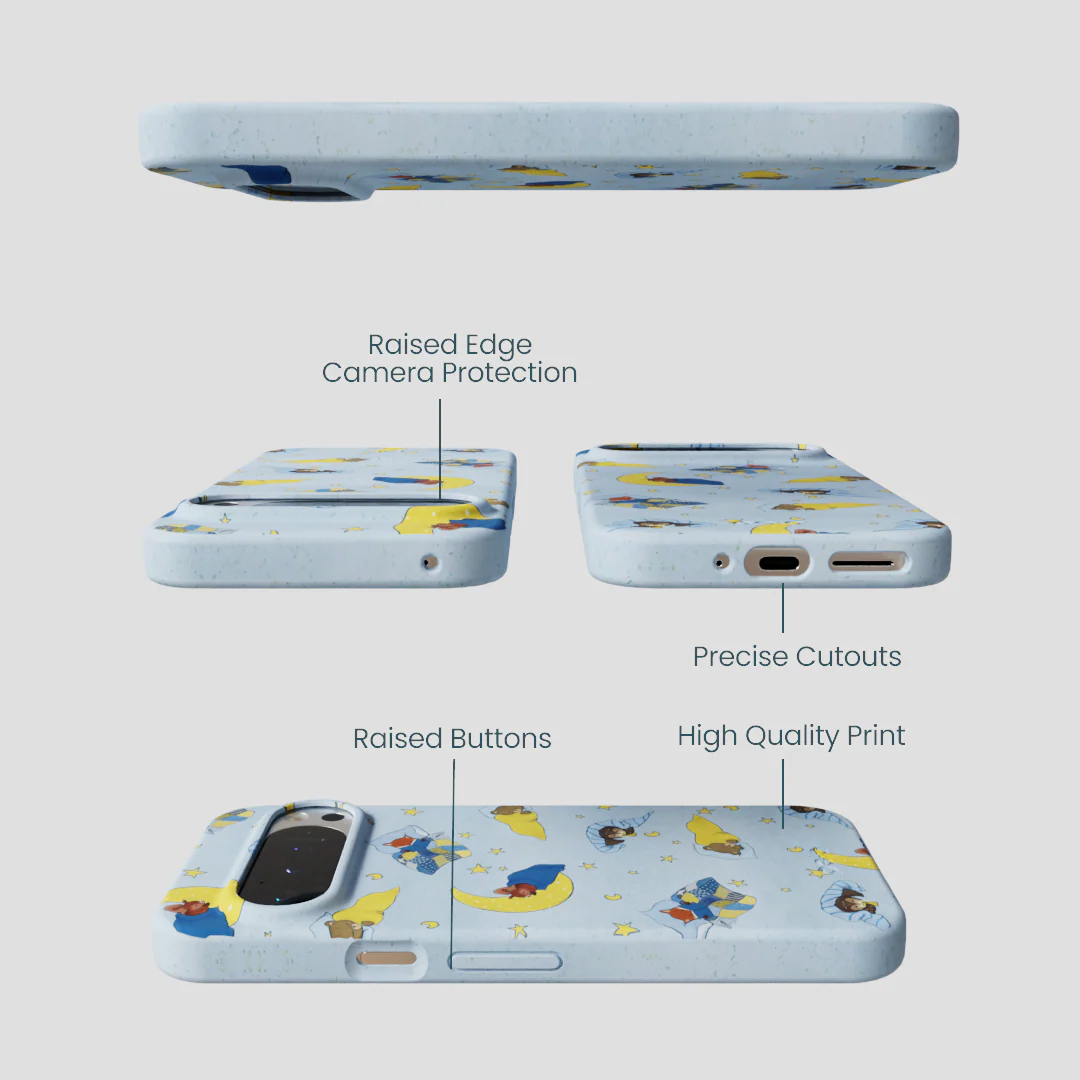 Powder Blue Starlight Sleep Google Pixel 9/9 Pro Case - Image 3