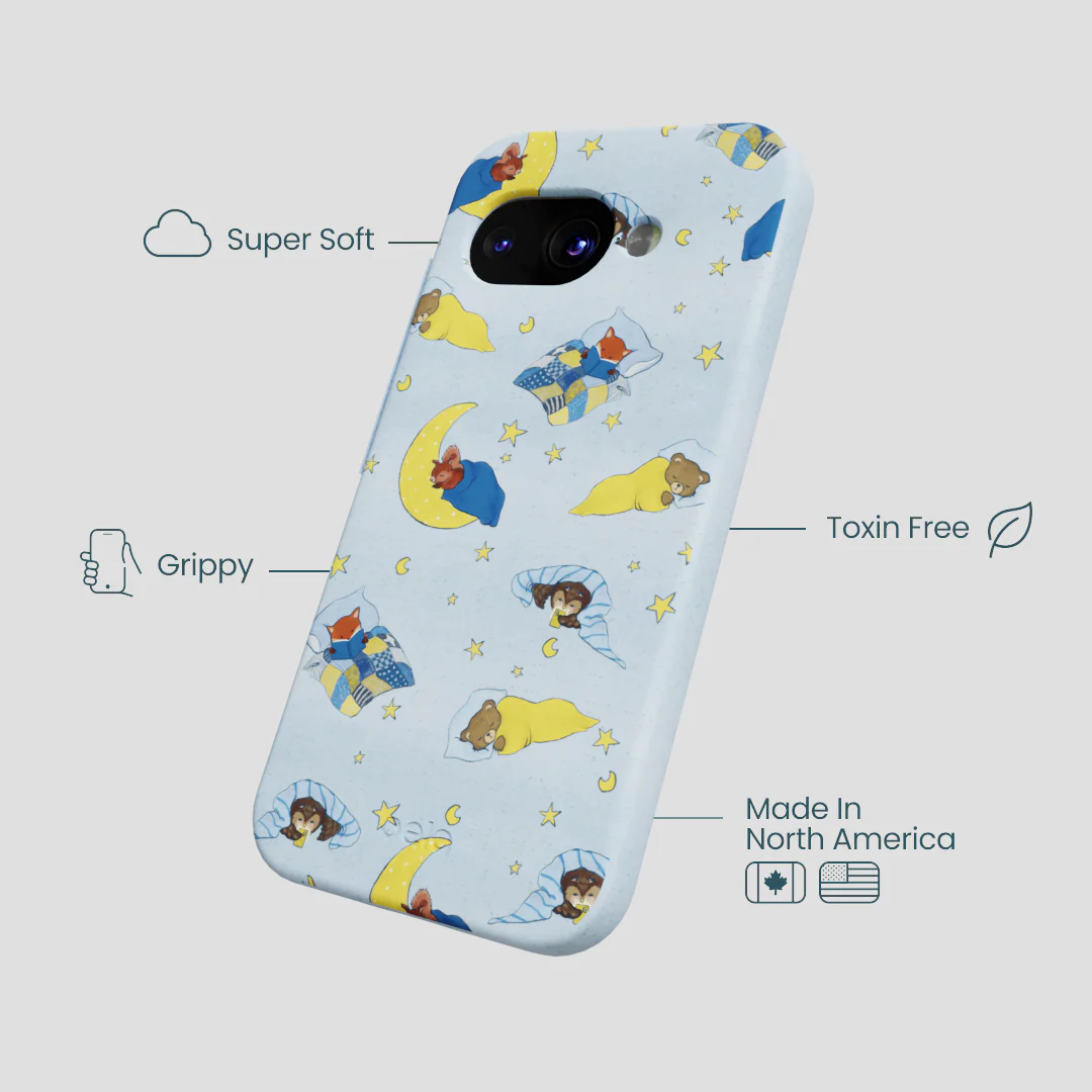 Powder Blue Starlight Sleep Google Pixel 9a Case - Image 4