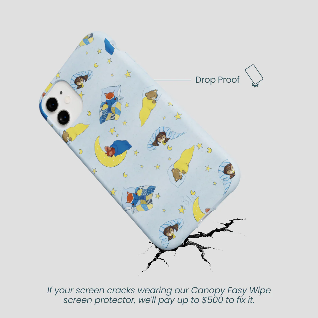 Powder Blue Starlight Sleep iPhone 11 Case - Image 5