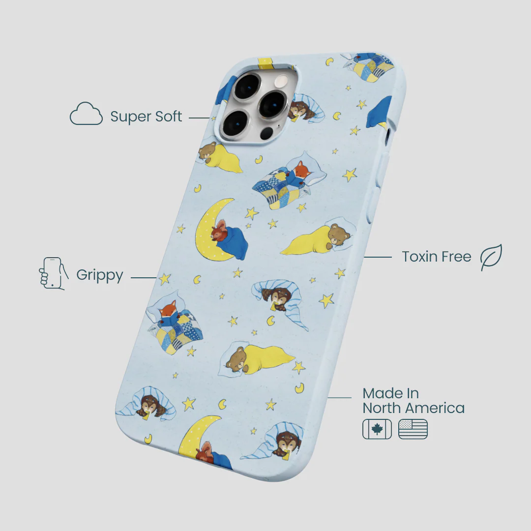 Powder Blue Starlight Sleep iPhone 12 Pro Max Case - Image 4