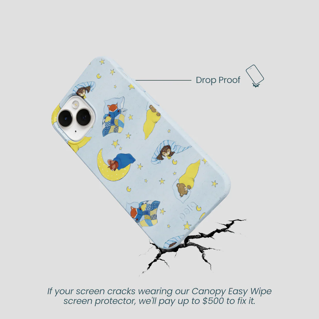 Powder Blue Starlight Sleep iPhone 13 Mini Case - Image 5