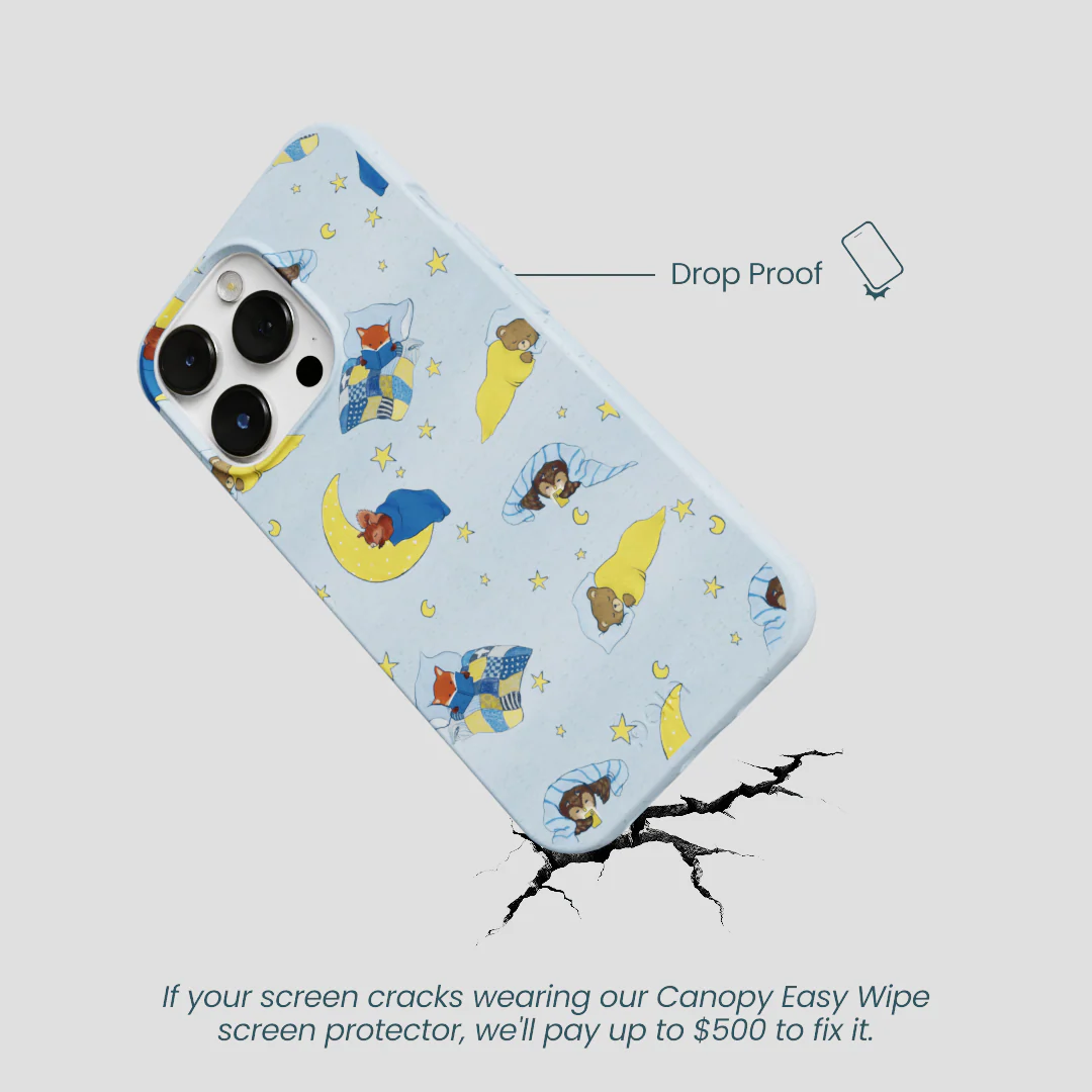 Powder Blue Starlight Sleep iPhone 13 Pro Case - Image 5
