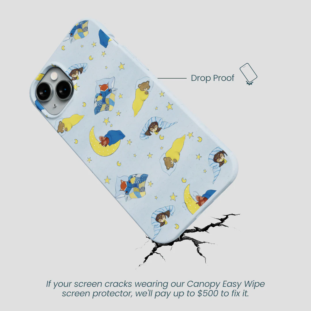 Powder Blue Starlight Sleep iPhone 14 Plus Case - Image 5