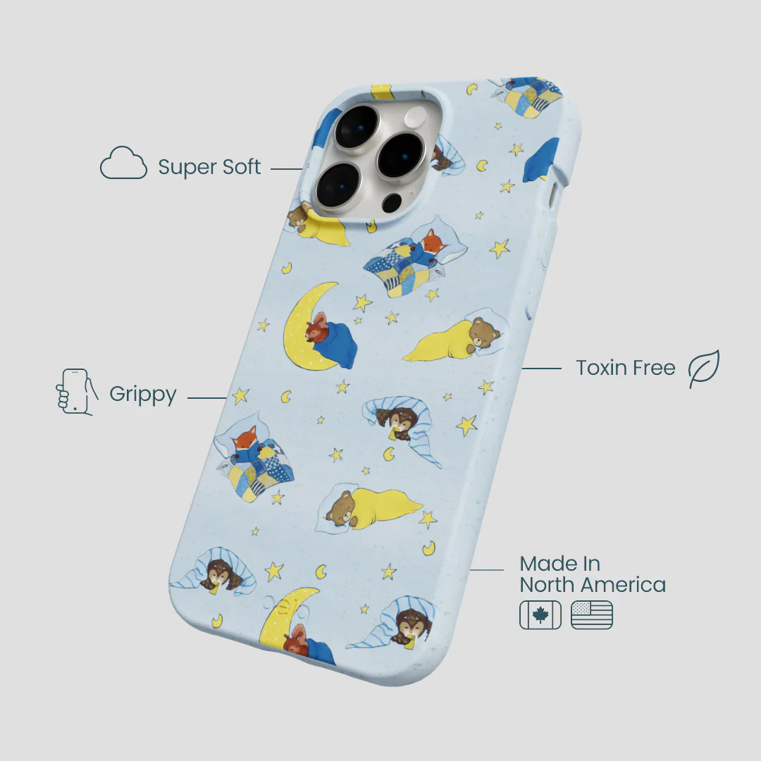Powder Blue Starlight Sleep iPhone 14 Pro Max Case - Image 4