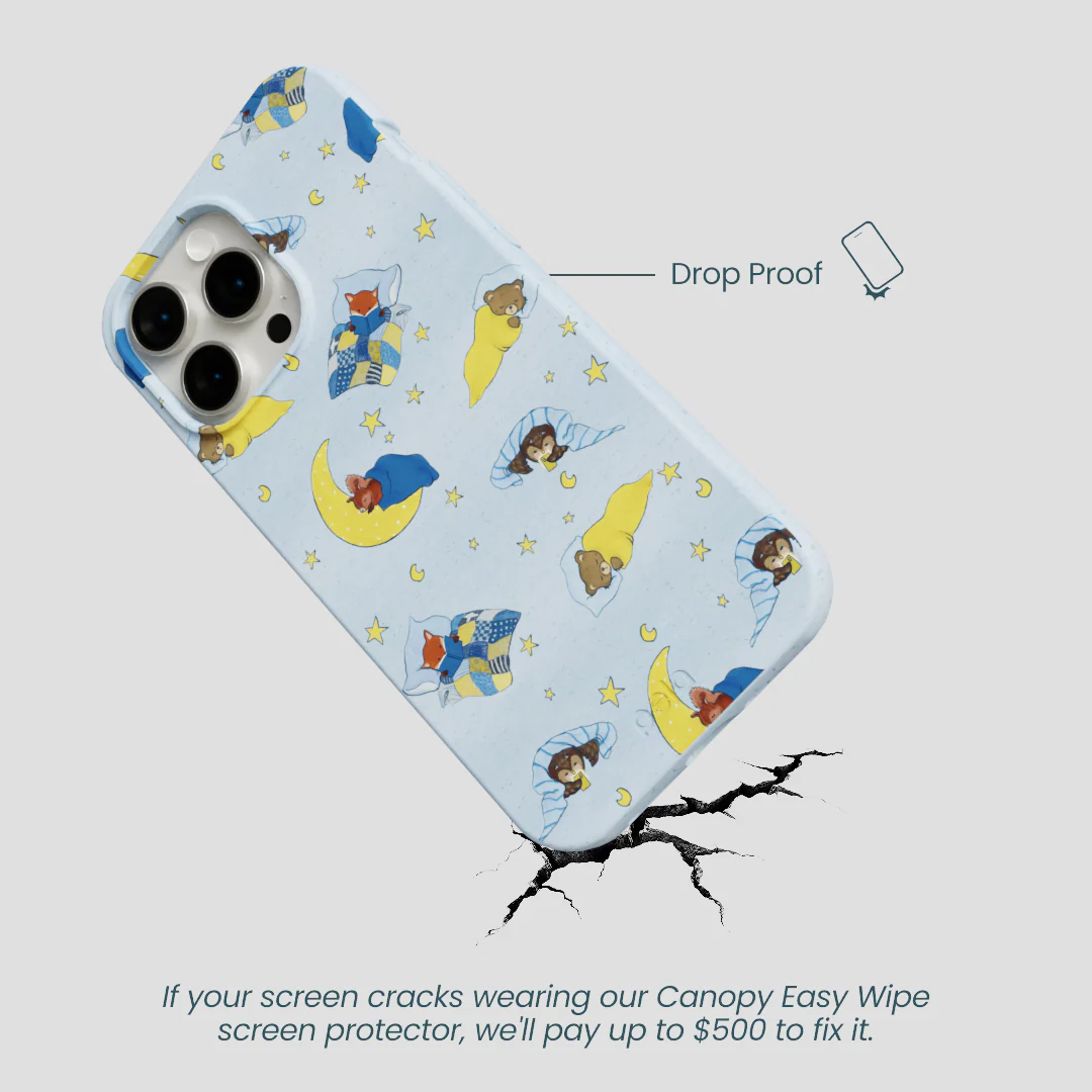 Powder Blue Starlight Sleep iPhone 14 Pro Max Case - Image 5