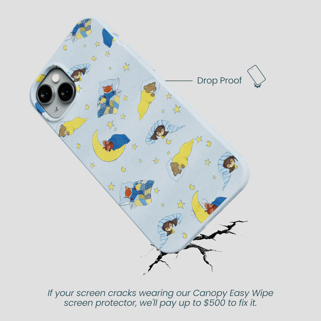 Powder Blue Starlight Sleep iPhone 15 Plus Case - Image 5