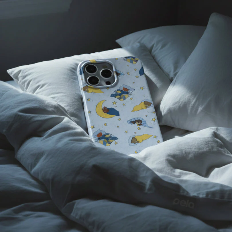 Powder Blue Starlight Sleep iPhone 15 Pro Max Case - Image 2