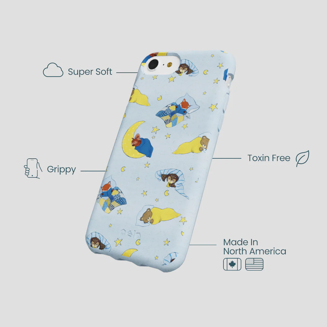 Powder Blue Starlight Sleep iPhone 6/6s/7/8/SE Case - Image 4
