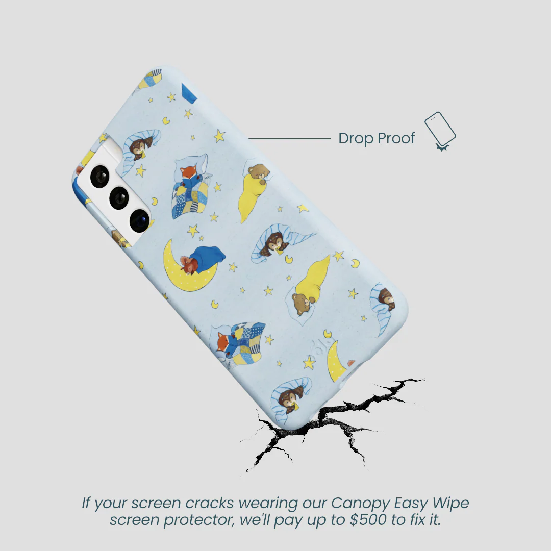 Powder Blue Starlight Sleep Samsung Galaxy S21 Case - Image 5