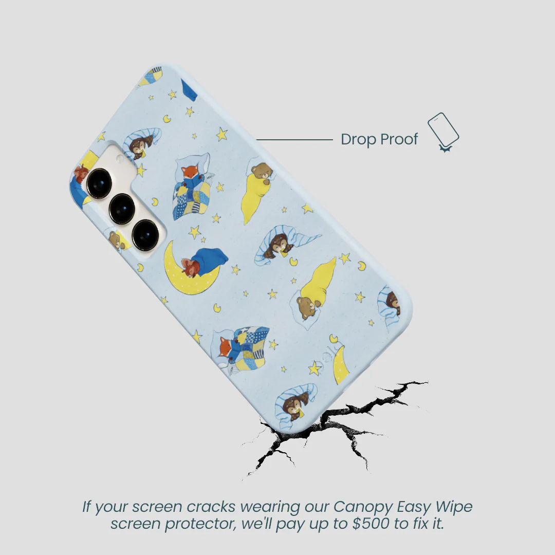 Powder Blue Starlight Sleep Samsung Galaxy S23 Case - Image 5