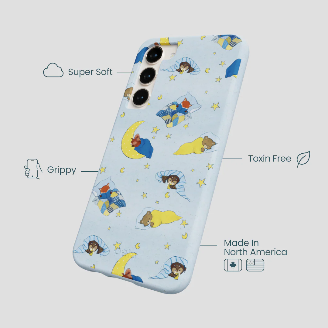 Powder Blue Starlight Sleep Samsung Galaxy S23+(Plus) Case - Image 4