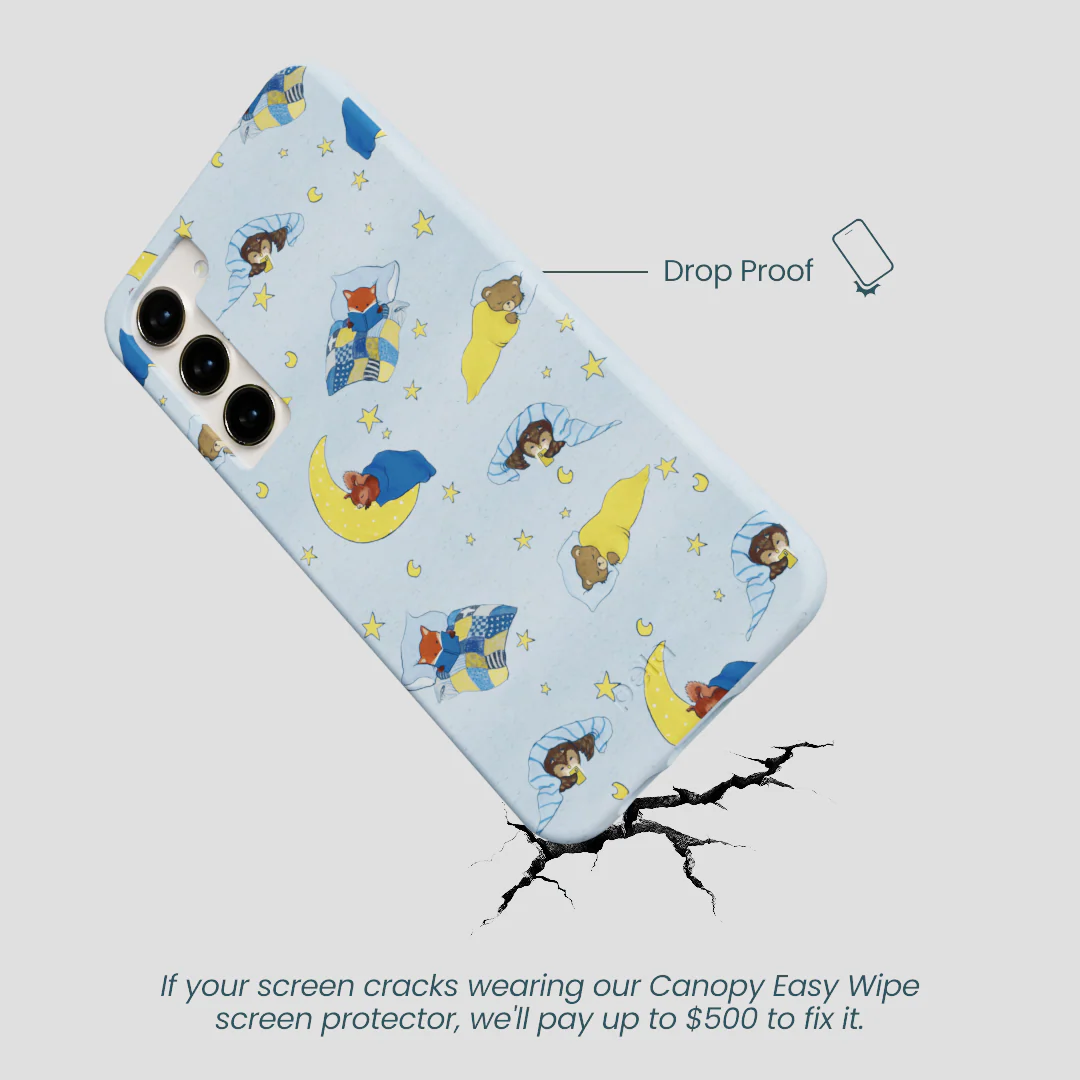 Powder Blue Starlight Sleep Samsung Galaxy S24+(Plus) Case - Image 5