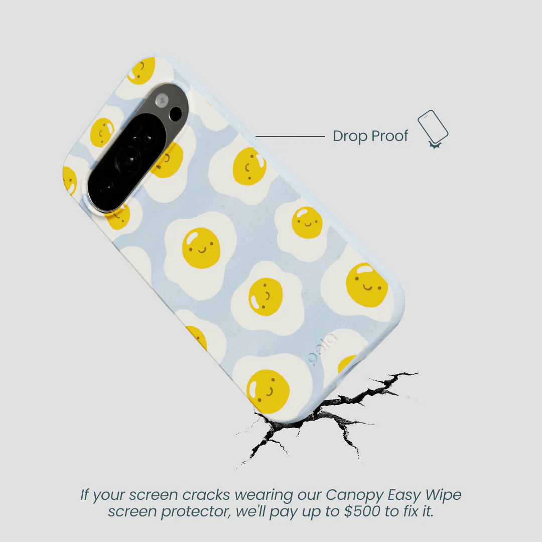 Powder Blue Sunny Side Up Google Pixel 10/10 Pro Case - Image 5