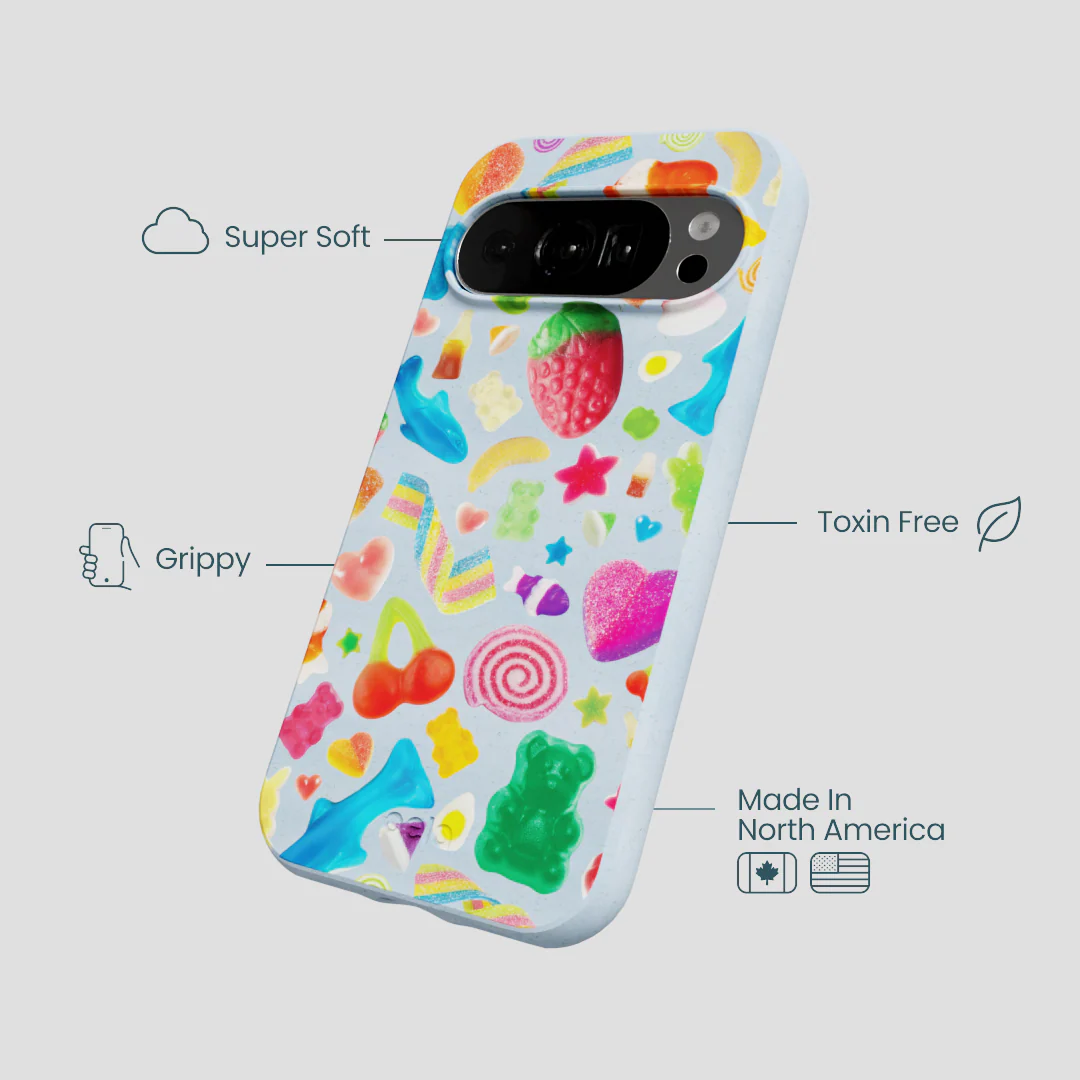 Powder Blue Super Gummies Google Pixel 10/10 Pro Case - Image 4