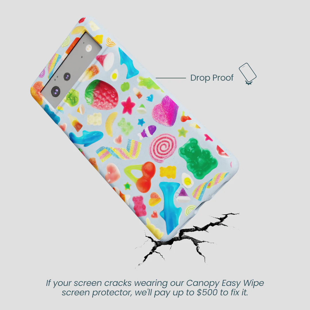 Powder Blue Super Gummies Google Pixel 6 Case - Image 5