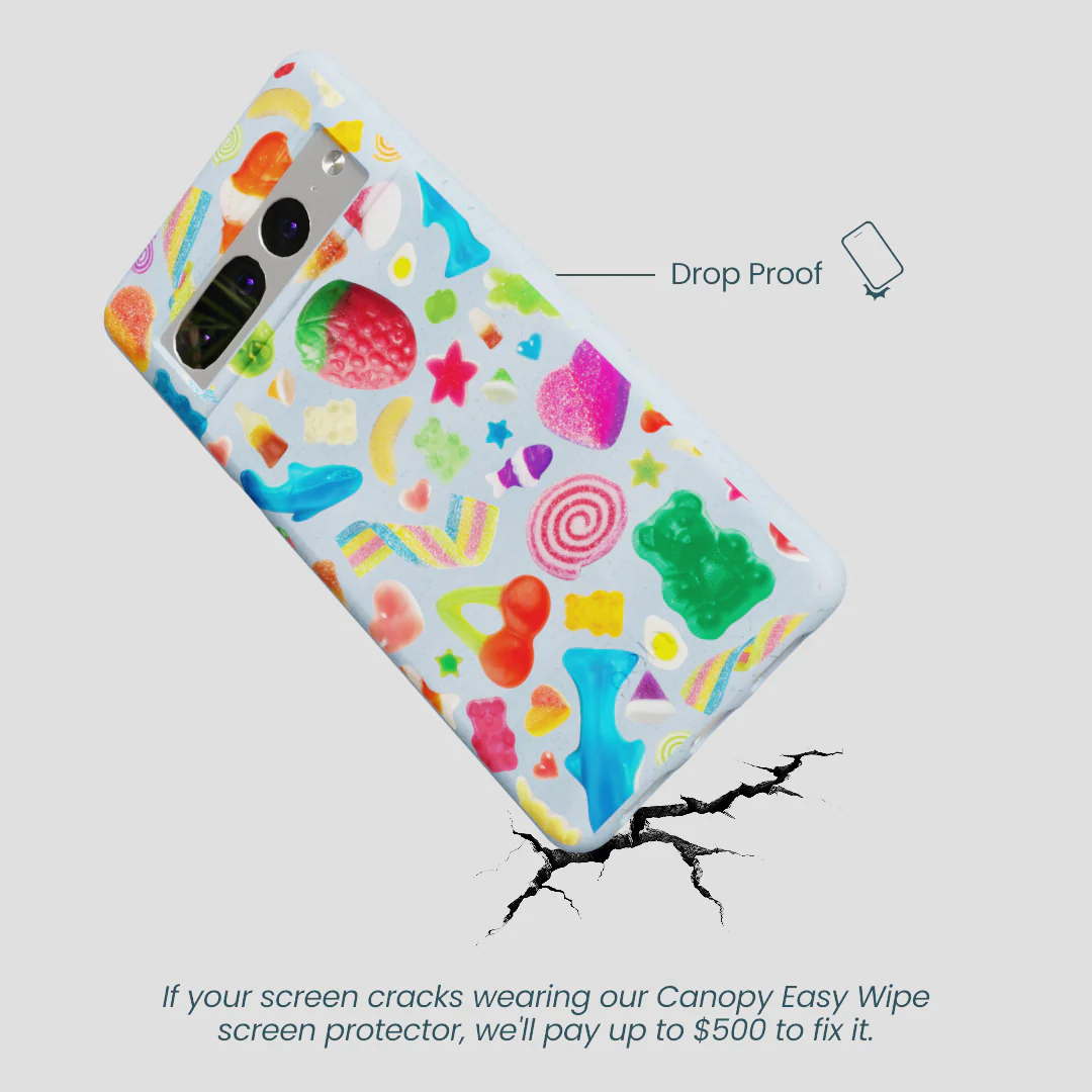 Powder Blue Super Gummies Google Pixel 7 Pro Case - Image 5