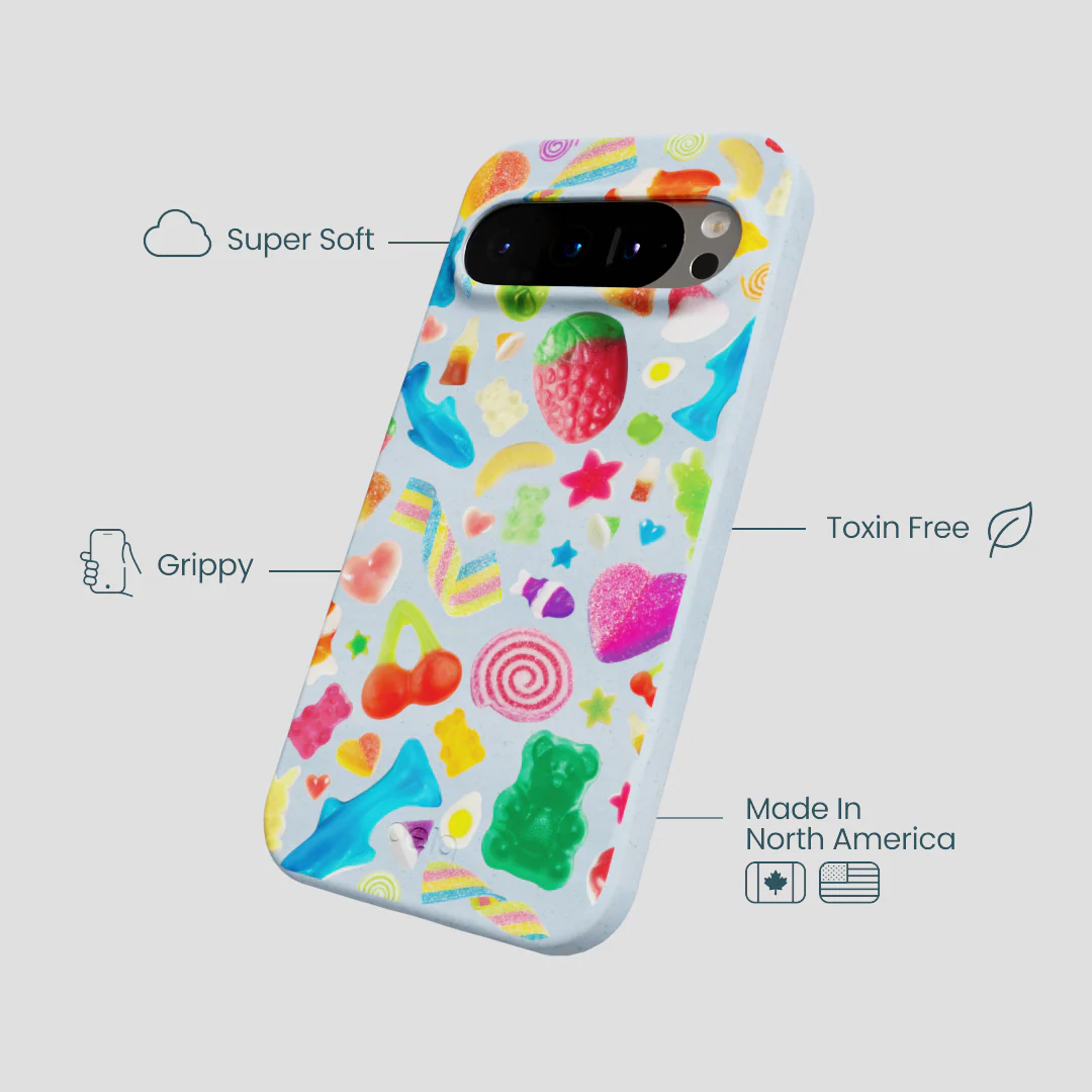 Powder Blue Super Gummies Google Pixel 9/9 Pro Case - Image 4