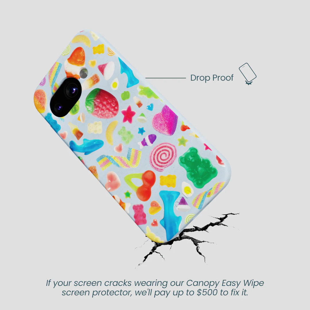 Powder Blue Super Gummies Google Pixel 9a Case - Image 5