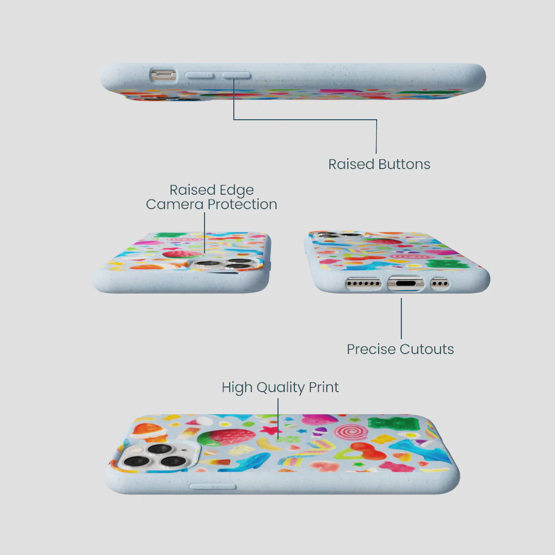 Powder Blue Super Gummies iPhone 11 Pro Case - Image 3