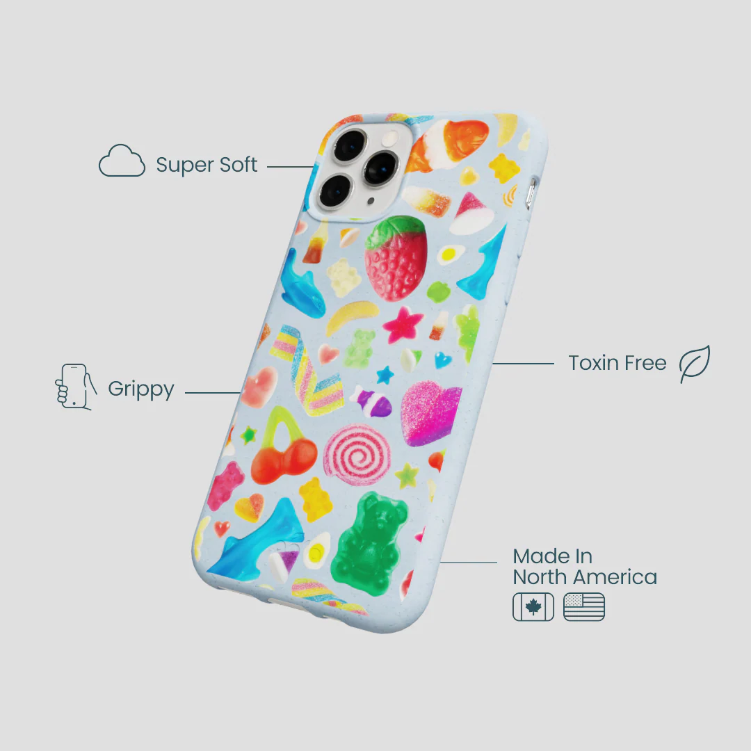 Powder Blue Super Gummies iPhone 11 Pro Case - Image 4