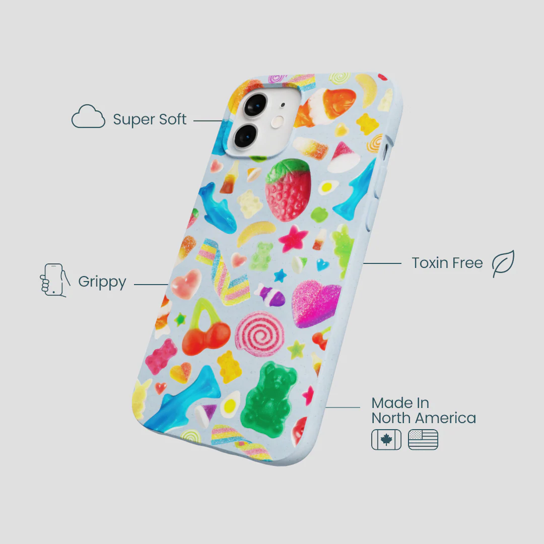 Powder Blue Super Gummies iPhone 12/ iPhone 12 Pro Case - Image 4