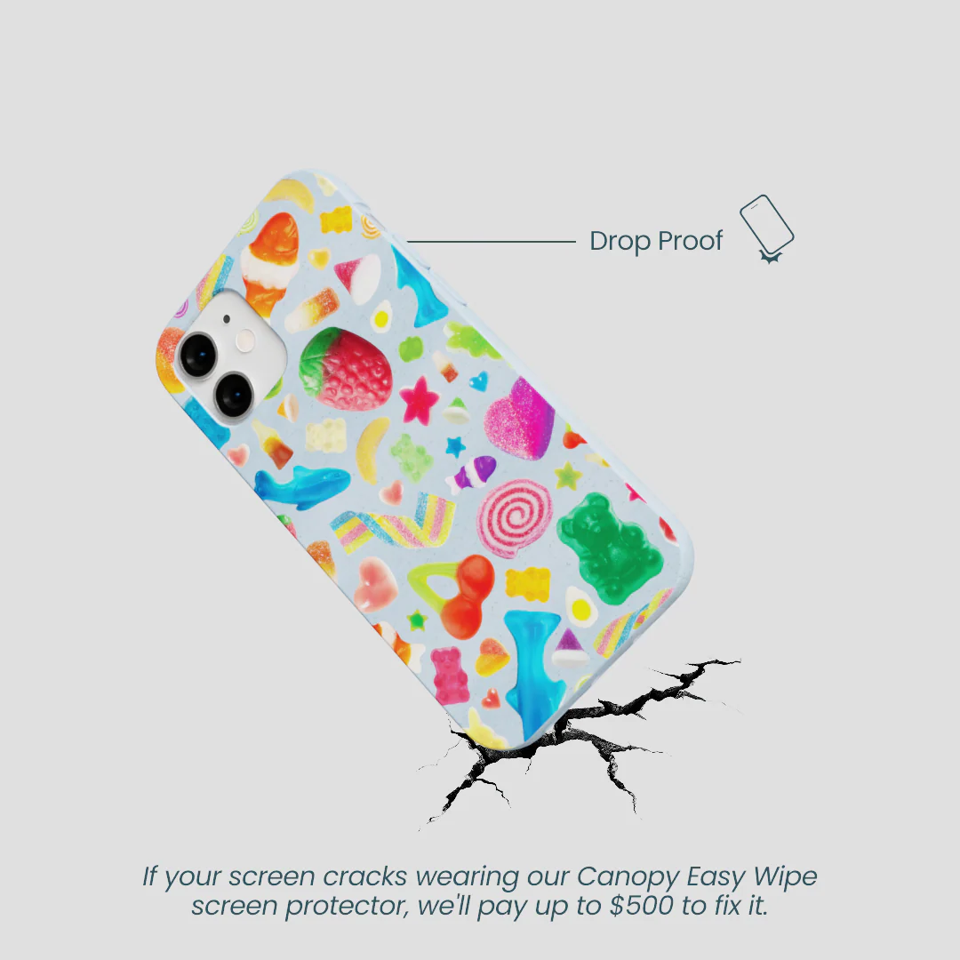 Powder Blue Super Gummies iPhone 12 Mini Case - Image 5