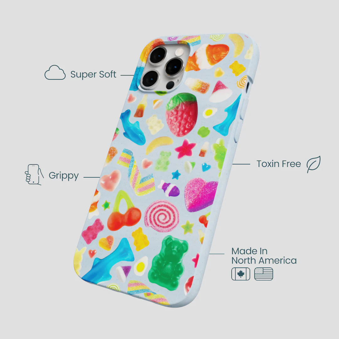 Powder Blue Super Gummies iPhone 12 Pro Max Case - Image 4