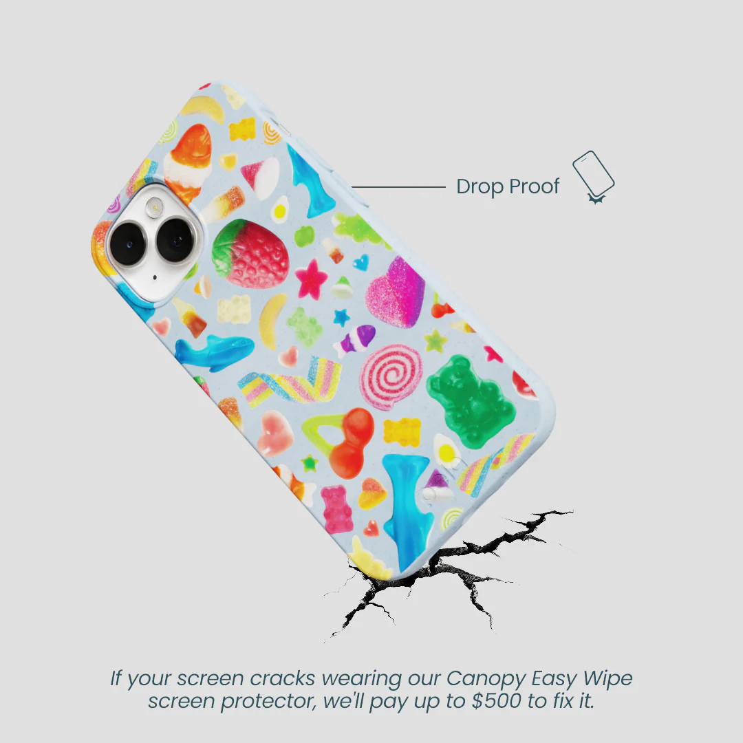 Powder Blue Super Gummies iPhone 13 Case - Image 5