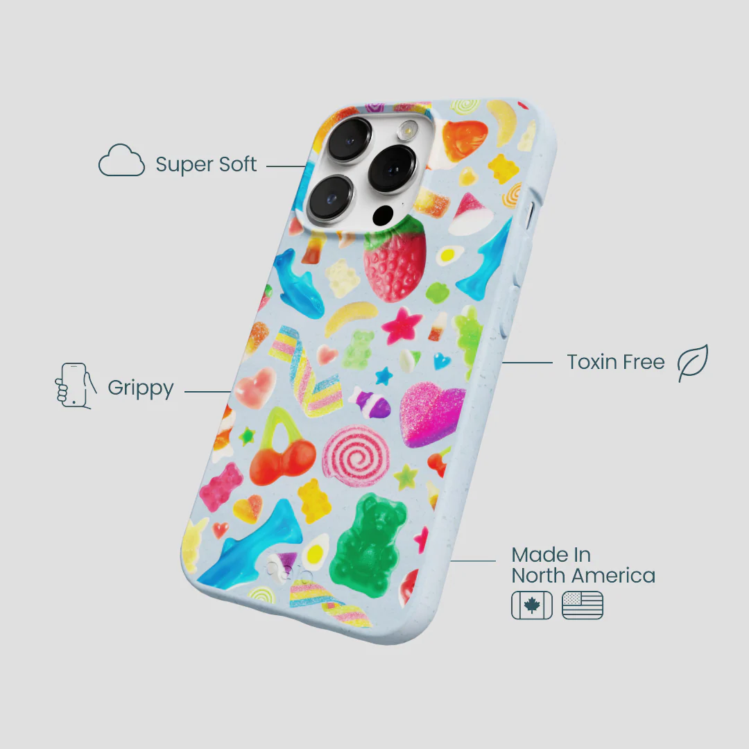 Powder Blue Super Gummies iPhone 13 Pro Case - Image 4