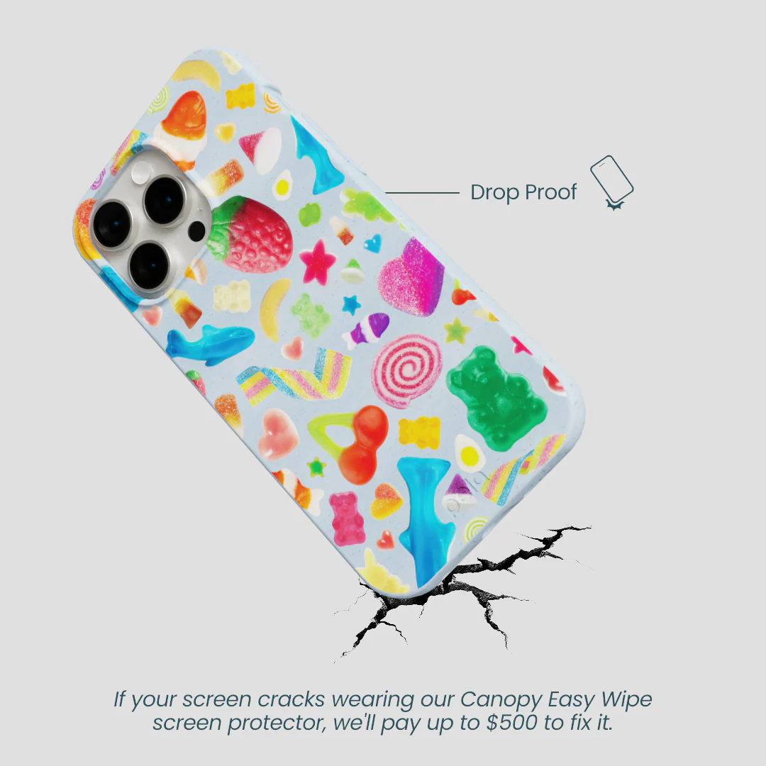 Powder Blue Super Gummies iPhone 15 Pro Max Case - Image 5