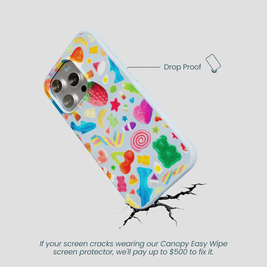 Powder Blue Super Gummies iPhone 16 Pro Case - Image 5