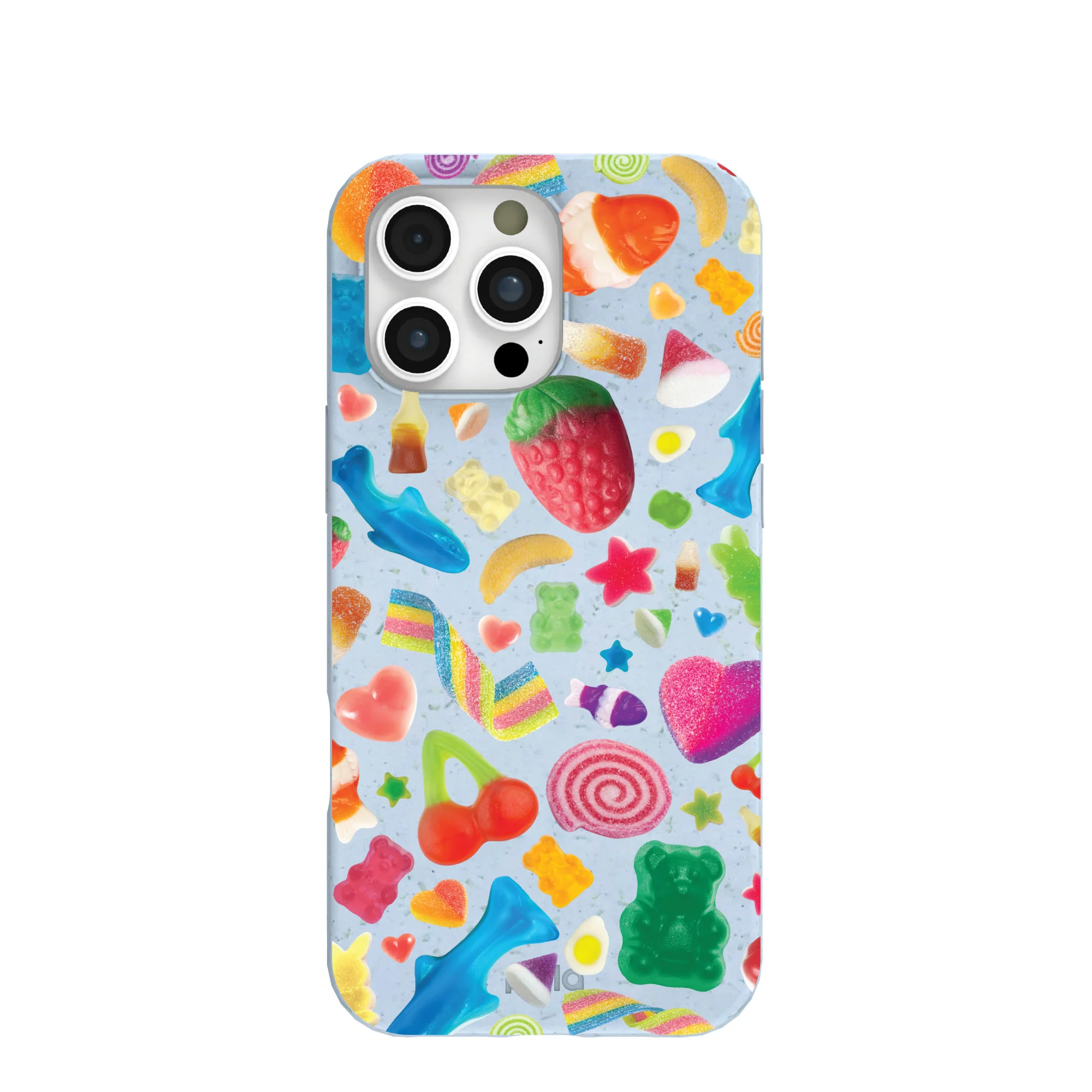 Powder Blue Super Gummies iPhone 16 Pro Max Case