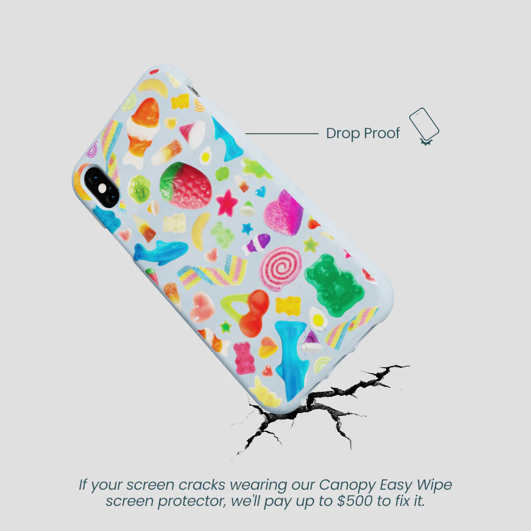 Powder Blue Super Gummies iPhone XR Case - Image 5