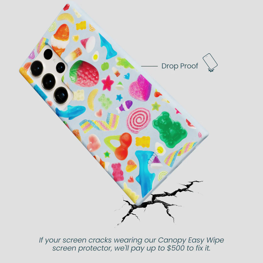 Powder Blue Super Gummies Samsung Galaxy S24 Ultra Case - Image 5