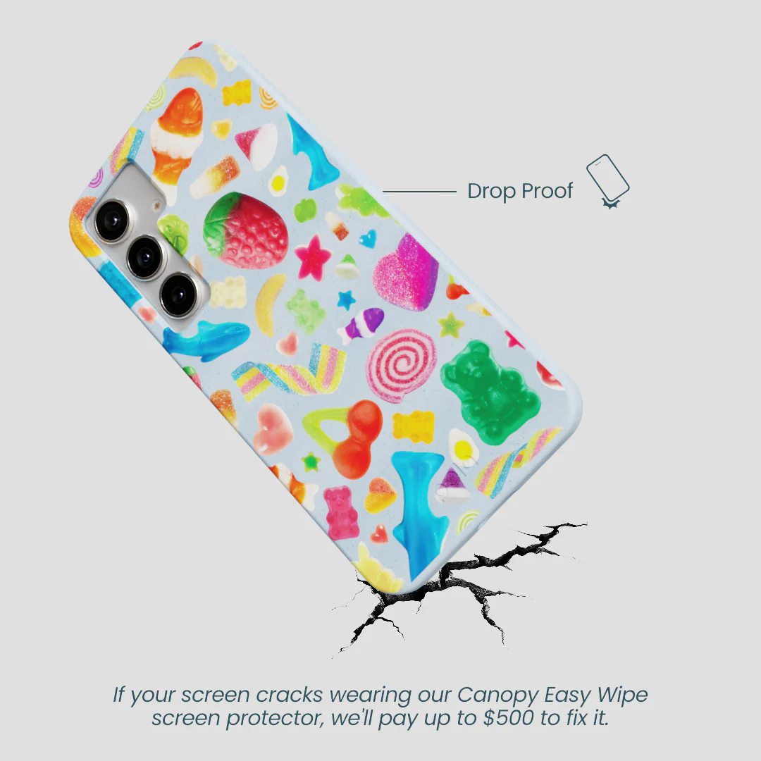 Powder Blue Super Gummies Samsung Galaxy S25+(Plus) Case - Image 5