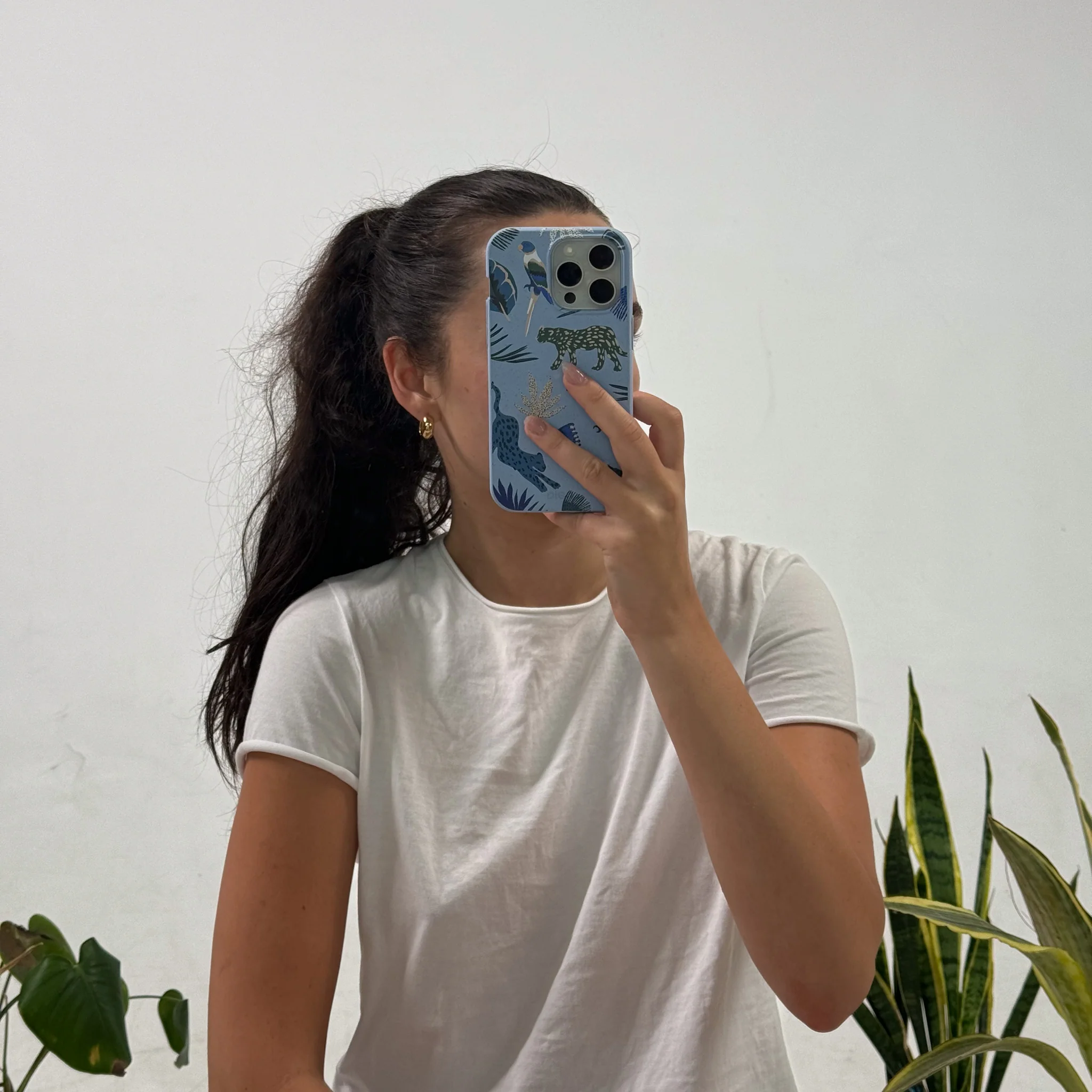 Powder Blue Tropical Rainforest Google Pixel 9 Pro XL Case - Image 6