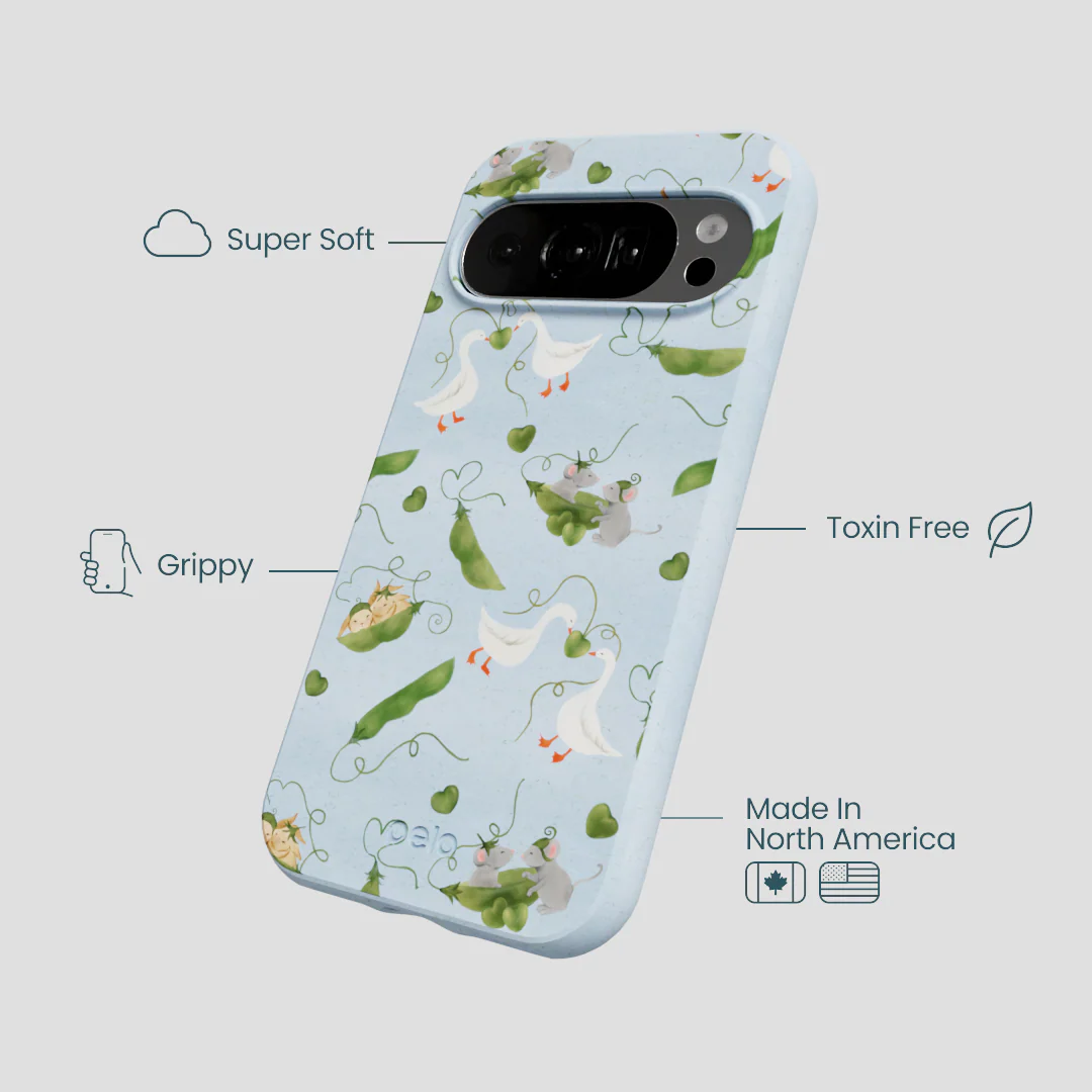 Powder Blue Two Peas in a Pod Google Pixel 10/10 Pro Case - Image 4