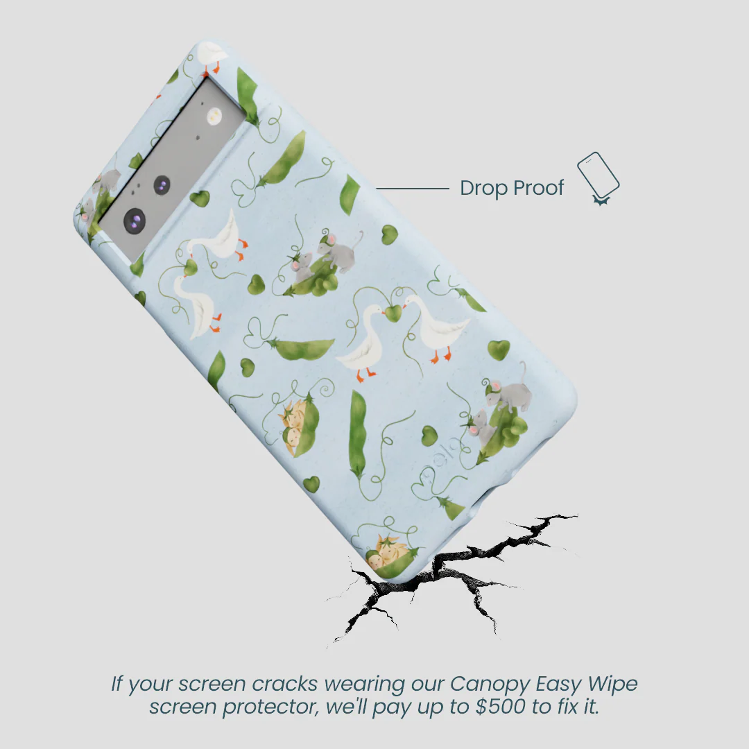 Powder Blue Two Peas in a Pod Google Pixel 6 Case - Image 5