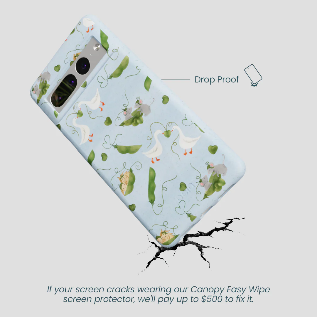 Powder Blue Two Peas in a Pod Google Pixel 7 Pro Case - Image 5