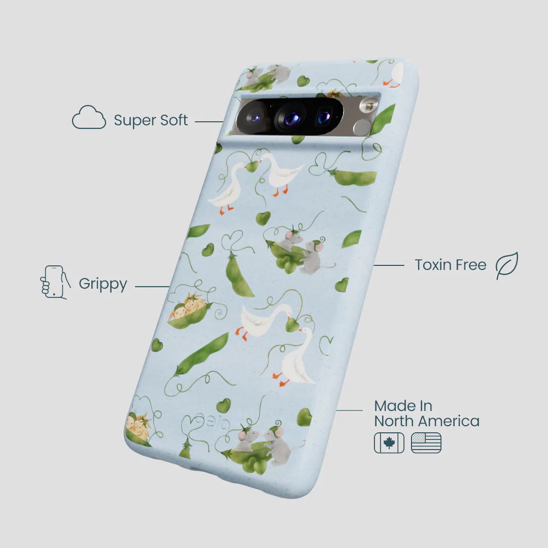Powder Blue Two Peas in a Pod Google Pixel 8 Pro Case - Image 4