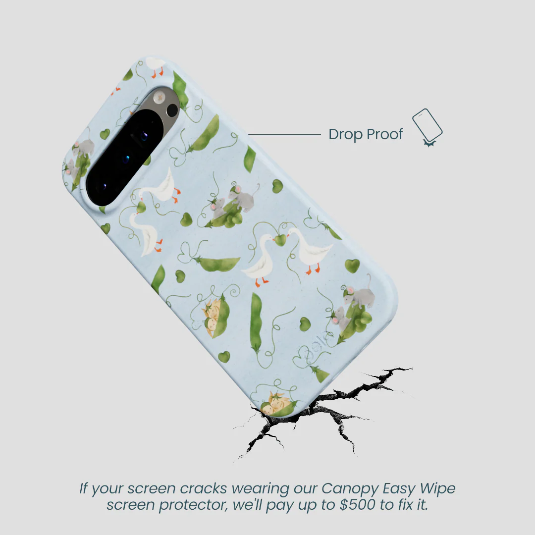 Powder Blue Two Peas in a Pod Google Pixel 9/9 Pro Case - Image 5